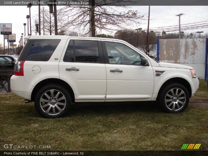Alaska White / Alpaca Beige 2008 Land Rover LR2 HSE