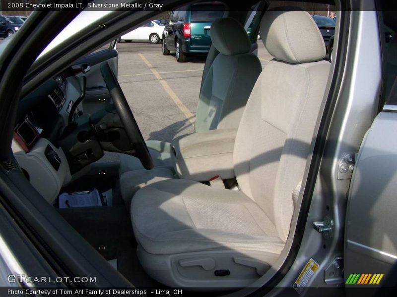 Silverstone Metallic / Gray 2008 Chevrolet Impala LT
