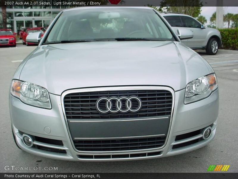 Light Silver Metallic / Ebony 2007 Audi A4 2.0T Sedan