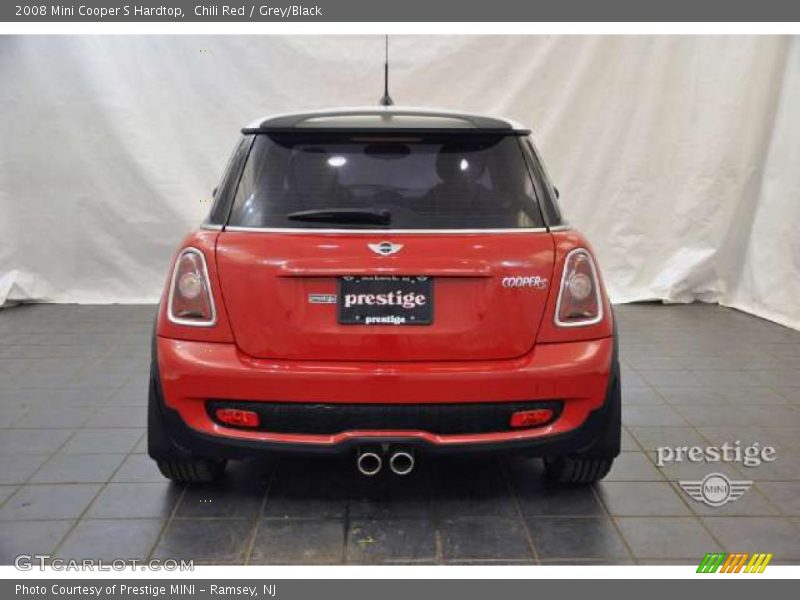 Chili Red / Grey/Black 2008 Mini Cooper S Hardtop