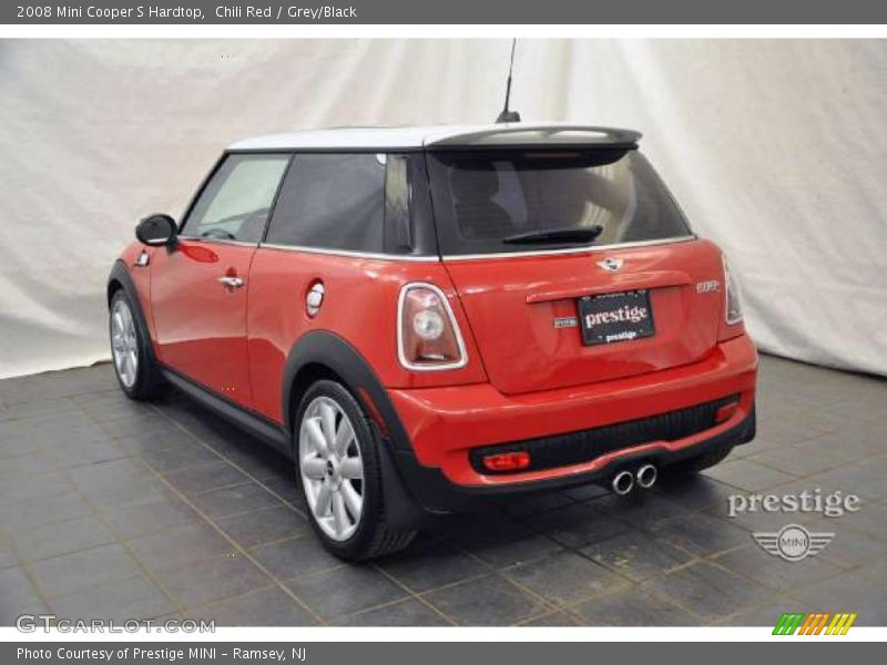 Chili Red / Grey/Black 2008 Mini Cooper S Hardtop