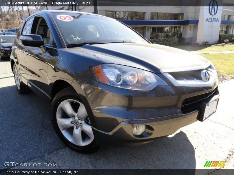 Grigio Metallic / Taupe 2009 Acura RDX SH-AWD