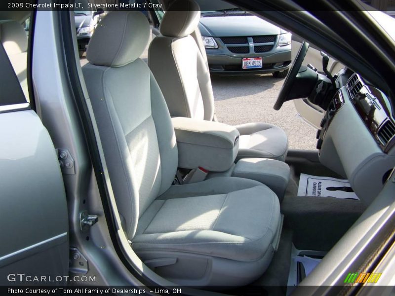 Silverstone Metallic / Gray 2008 Chevrolet Impala LT