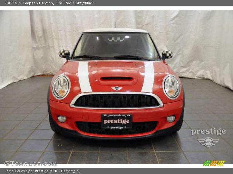 Chili Red / Grey/Black 2008 Mini Cooper S Hardtop