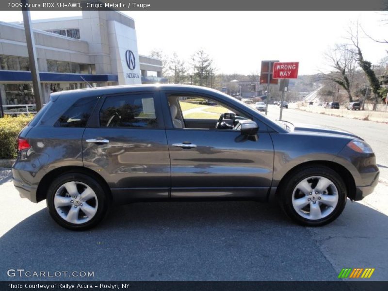 Grigio Metallic / Taupe 2009 Acura RDX SH-AWD