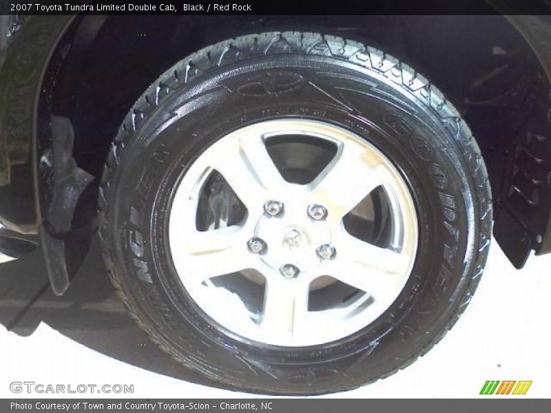 Black / Red Rock 2007 Toyota Tundra Limited Double Cab