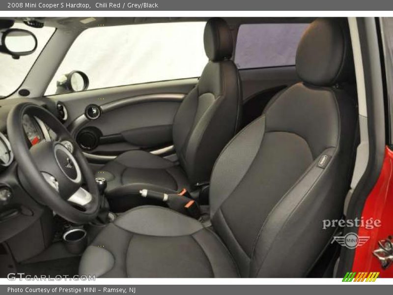 Chili Red / Grey/Black 2008 Mini Cooper S Hardtop