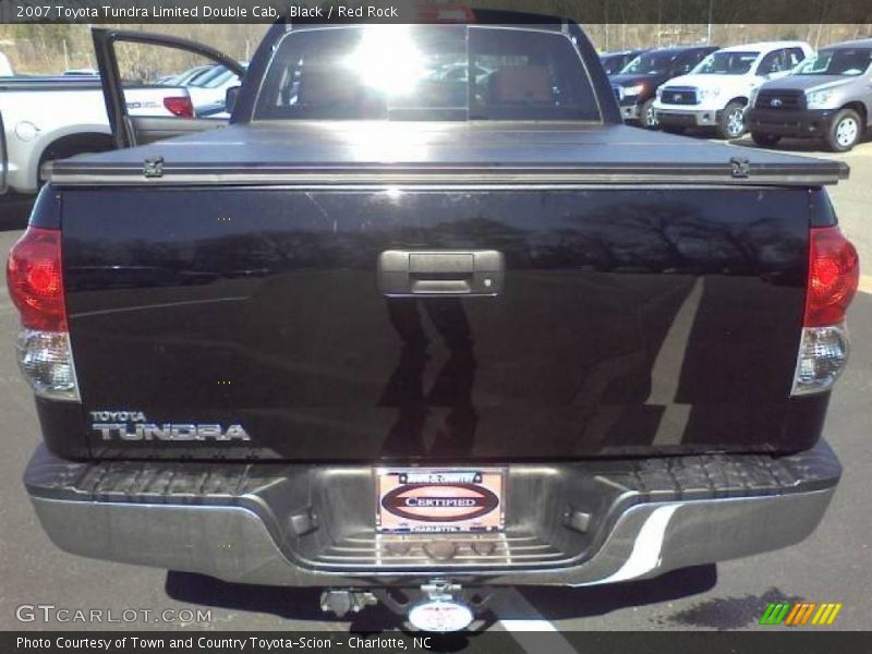 Black / Red Rock 2007 Toyota Tundra Limited Double Cab