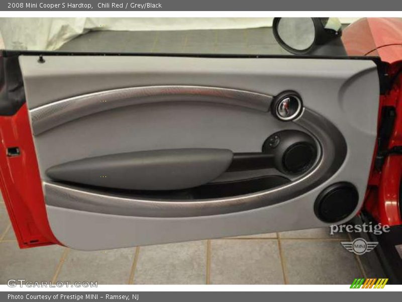 Chili Red / Grey/Black 2008 Mini Cooper S Hardtop