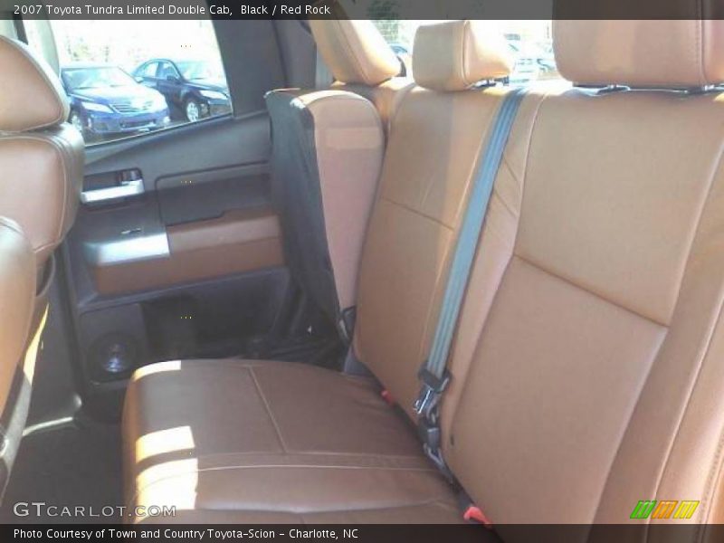 Black / Red Rock 2007 Toyota Tundra Limited Double Cab
