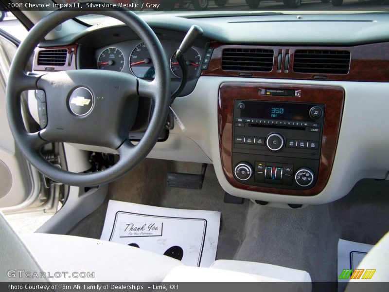 Silverstone Metallic / Gray 2008 Chevrolet Impala LT