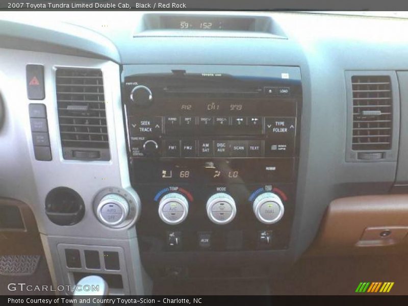 Black / Red Rock 2007 Toyota Tundra Limited Double Cab