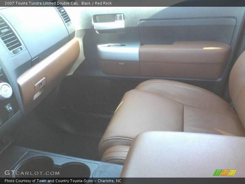 Black / Red Rock 2007 Toyota Tundra Limited Double Cab