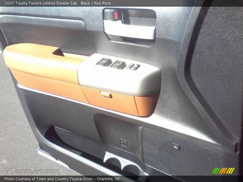 Black / Red Rock 2007 Toyota Tundra Limited Double Cab