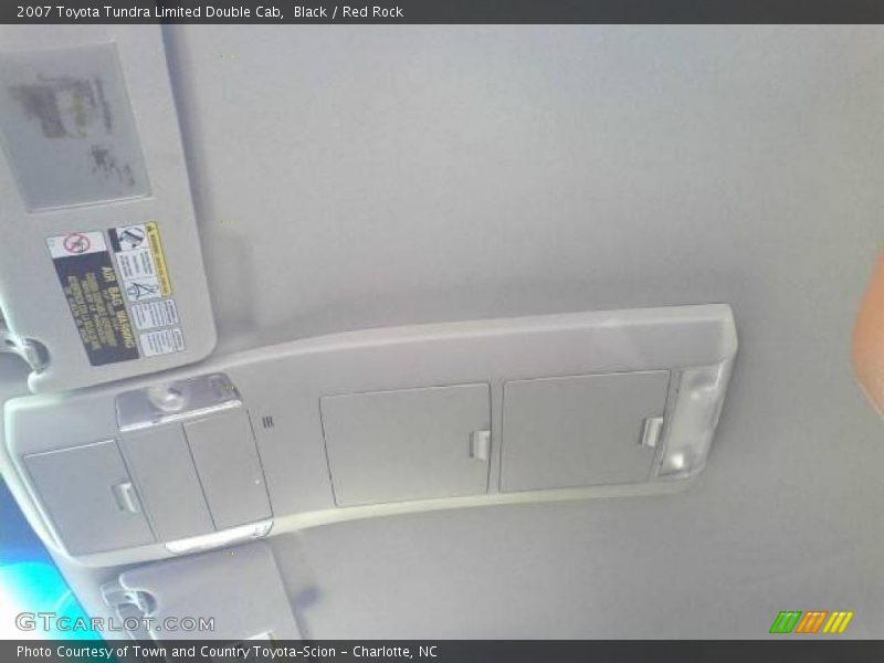 Black / Red Rock 2007 Toyota Tundra Limited Double Cab