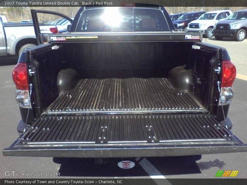 Black / Red Rock 2007 Toyota Tundra Limited Double Cab