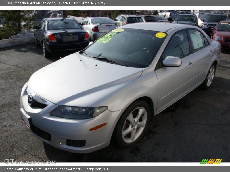 Glacier Silver Metallic / Gray 2006 Mazda MAZDA6 s Sedan