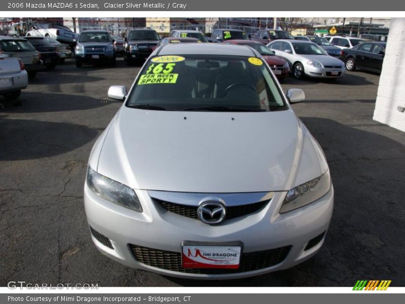 Glacier Silver Metallic / Gray 2006 Mazda MAZDA6 s Sedan