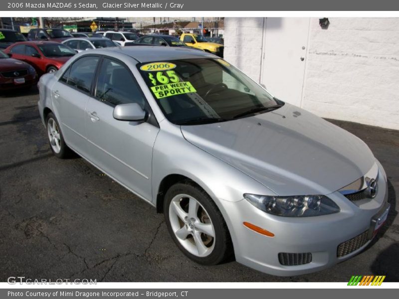 Glacier Silver Metallic / Gray 2006 Mazda MAZDA6 s Sedan