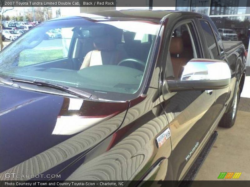 Black / Red Rock 2007 Toyota Tundra Limited Double Cab