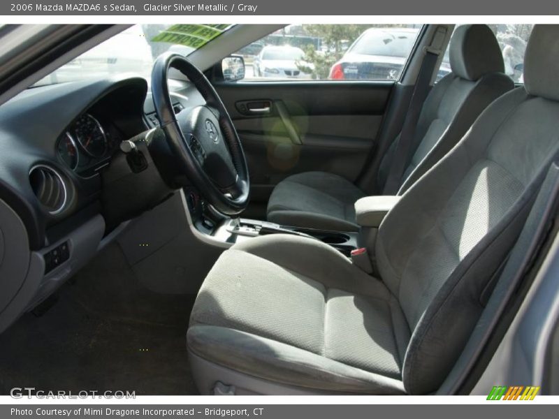 Glacier Silver Metallic / Gray 2006 Mazda MAZDA6 s Sedan