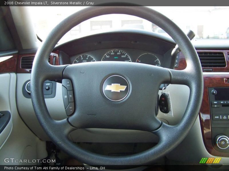 Silverstone Metallic / Gray 2008 Chevrolet Impala LT