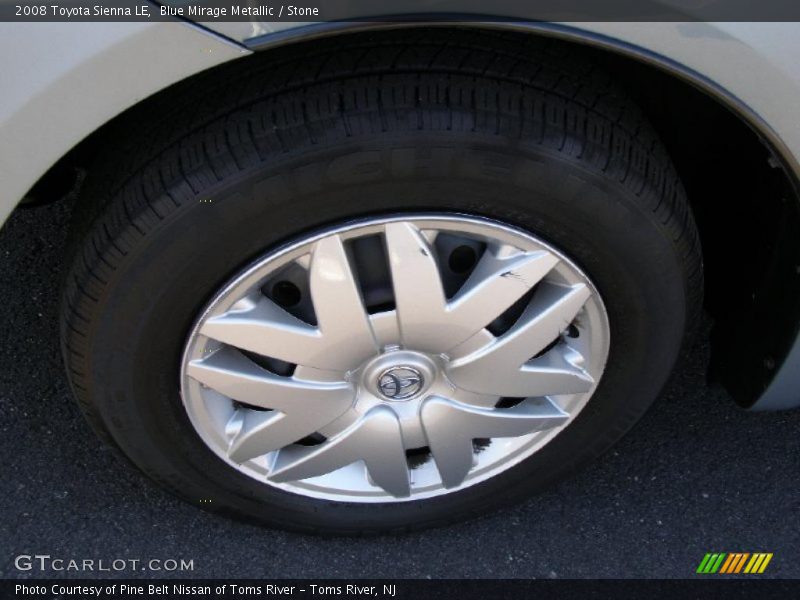 Blue Mirage Metallic / Stone 2008 Toyota Sienna LE