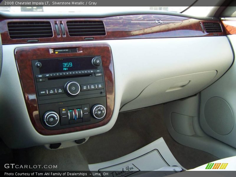 Silverstone Metallic / Gray 2008 Chevrolet Impala LT