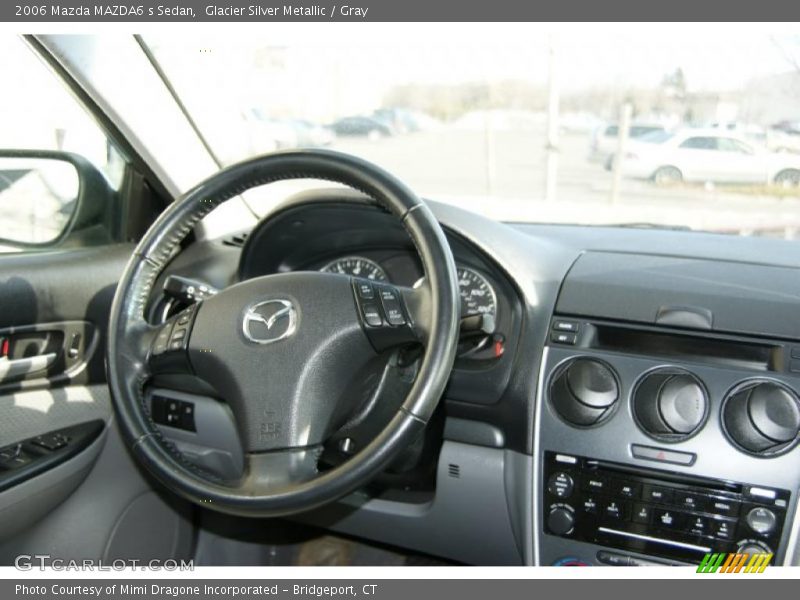 Glacier Silver Metallic / Gray 2006 Mazda MAZDA6 s Sedan