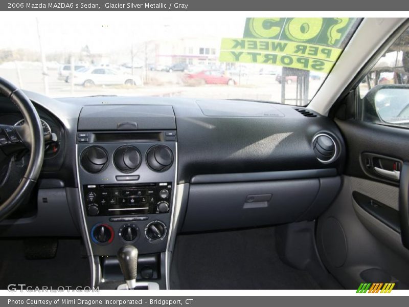 Glacier Silver Metallic / Gray 2006 Mazda MAZDA6 s Sedan