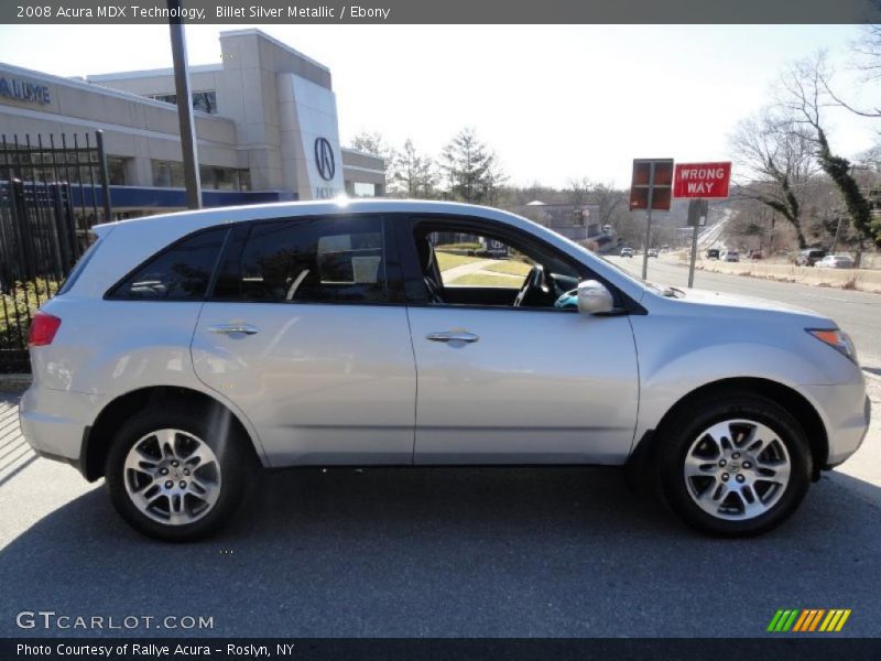 Billet Silver Metallic / Ebony 2008 Acura MDX Technology