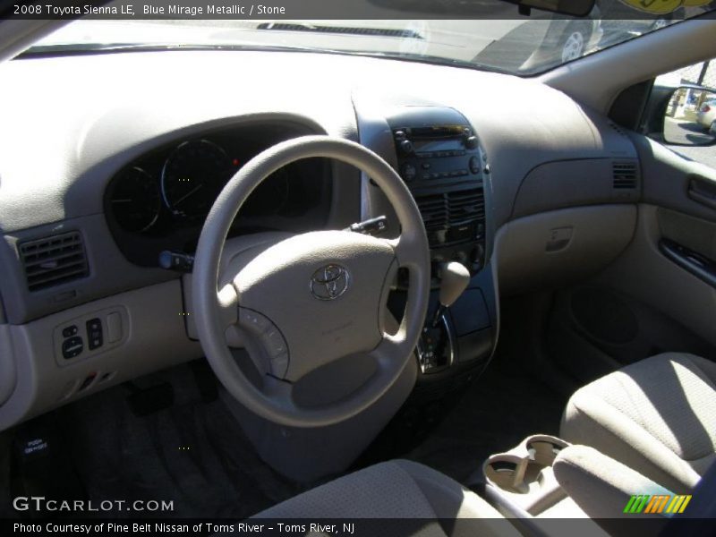 Blue Mirage Metallic / Stone 2008 Toyota Sienna LE