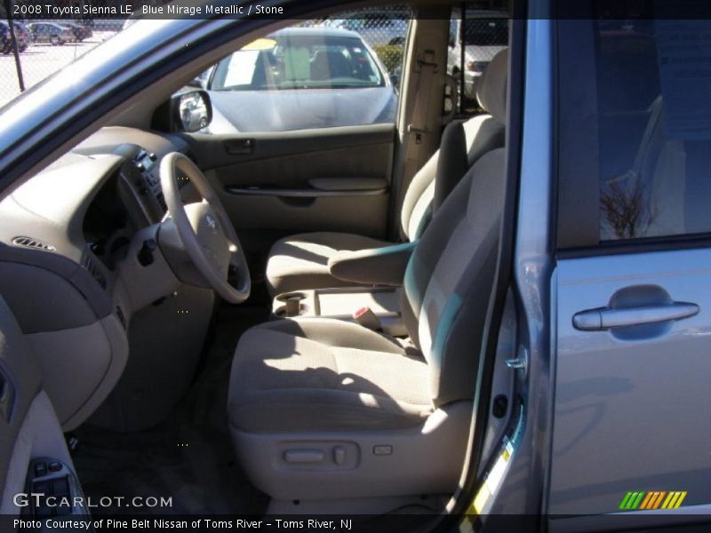 Blue Mirage Metallic / Stone 2008 Toyota Sienna LE