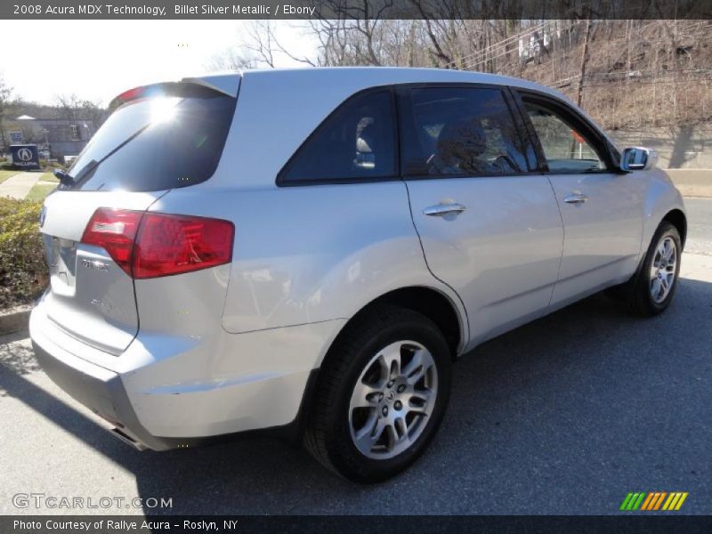 Billet Silver Metallic / Ebony 2008 Acura MDX Technology