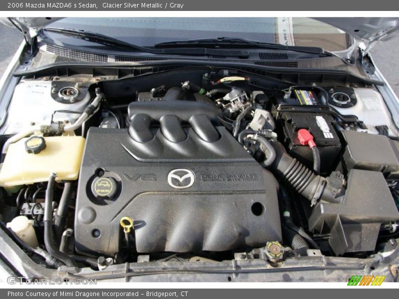Glacier Silver Metallic / Gray 2006 Mazda MAZDA6 s Sedan
