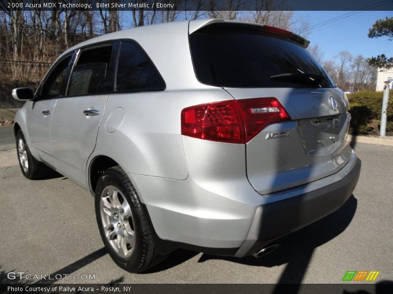 Billet Silver Metallic / Ebony 2008 Acura MDX Technology