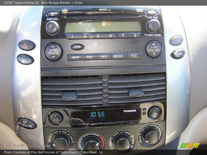 Blue Mirage Metallic / Stone 2008 Toyota Sienna LE