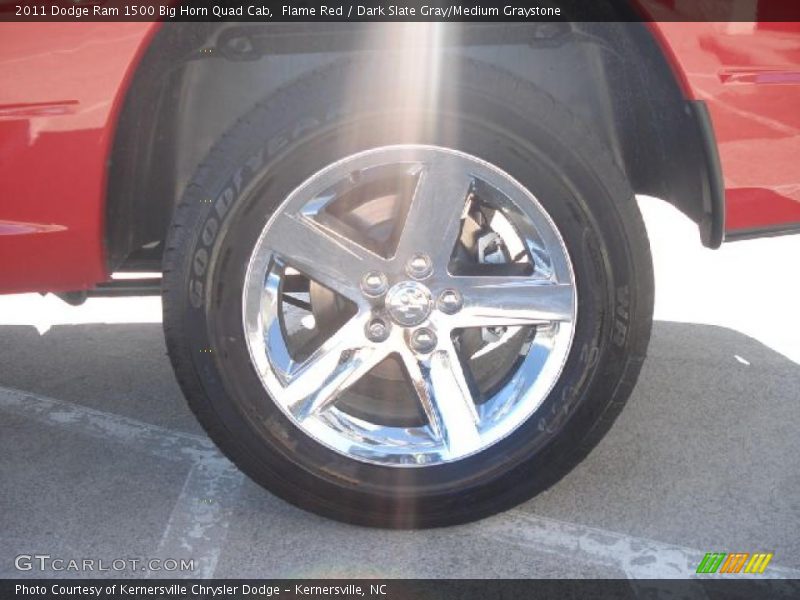 Flame Red / Dark Slate Gray/Medium Graystone 2011 Dodge Ram 1500 Big Horn Quad Cab