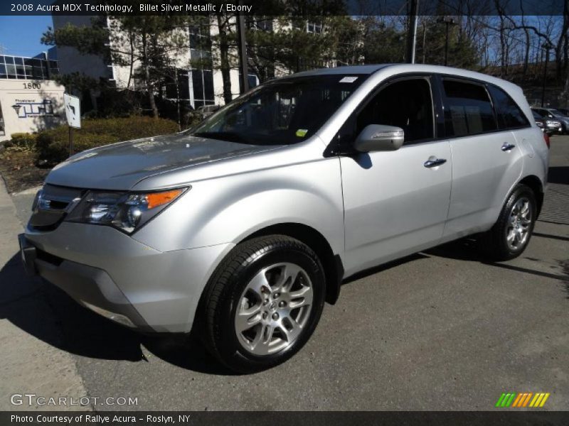 Billet Silver Metallic / Ebony 2008 Acura MDX Technology