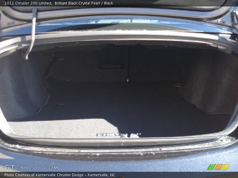 Brilliant Black Crystal Pearl / Black 2011 Chrysler 200 Limited