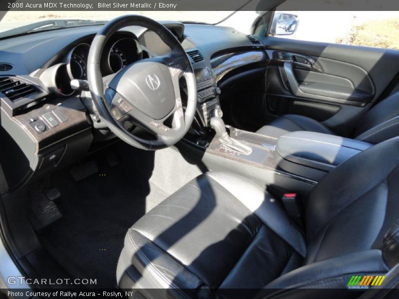 Billet Silver Metallic / Ebony 2008 Acura MDX Technology
