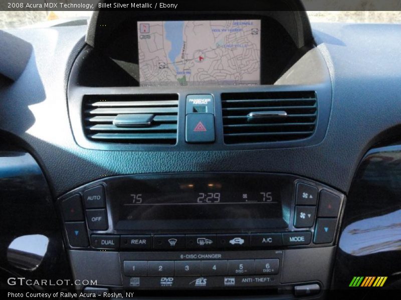 Billet Silver Metallic / Ebony 2008 Acura MDX Technology