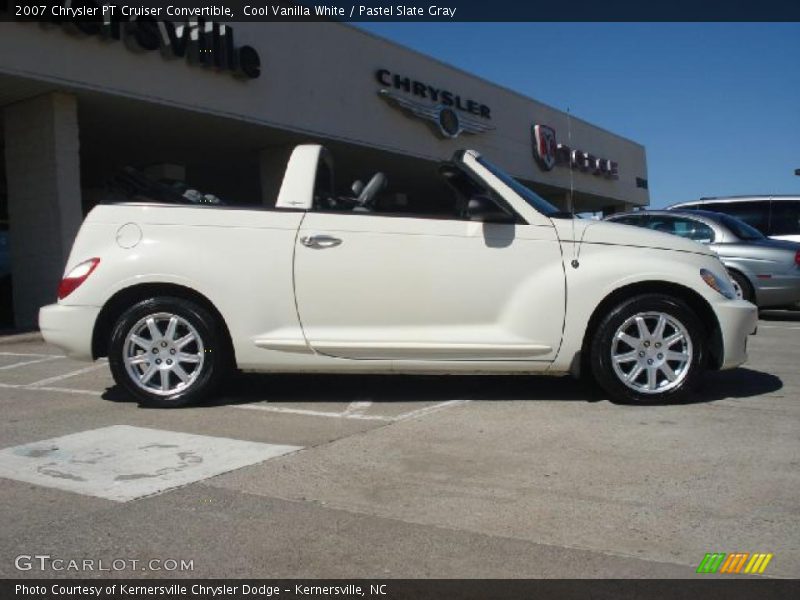 Cool Vanilla White / Pastel Slate Gray 2007 Chrysler PT Cruiser Convertible