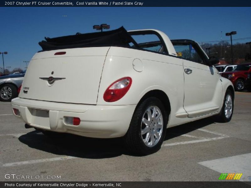 Cool Vanilla White / Pastel Slate Gray 2007 Chrysler PT Cruiser Convertible