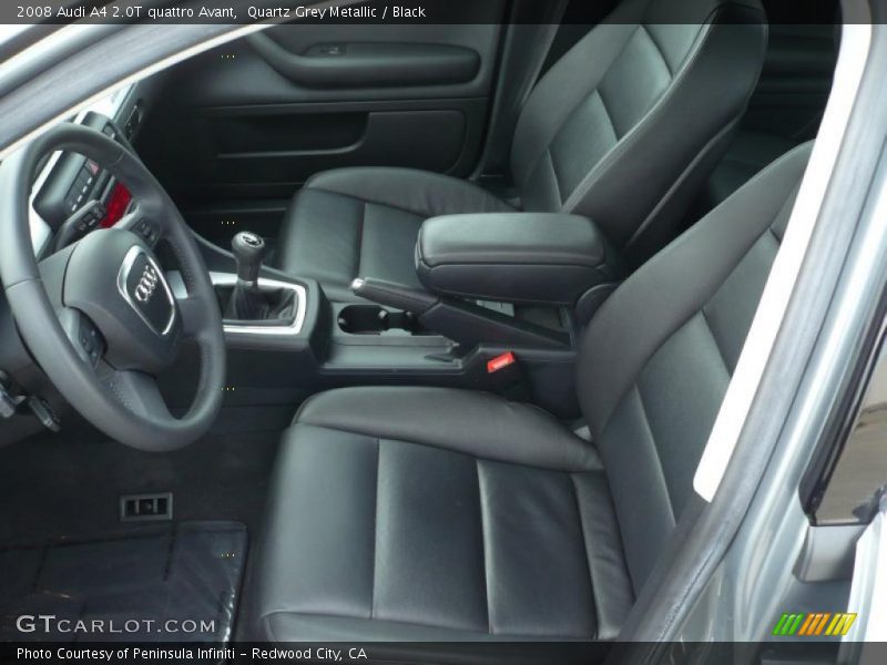  2008 A4 2.0T quattro Avant Black Interior