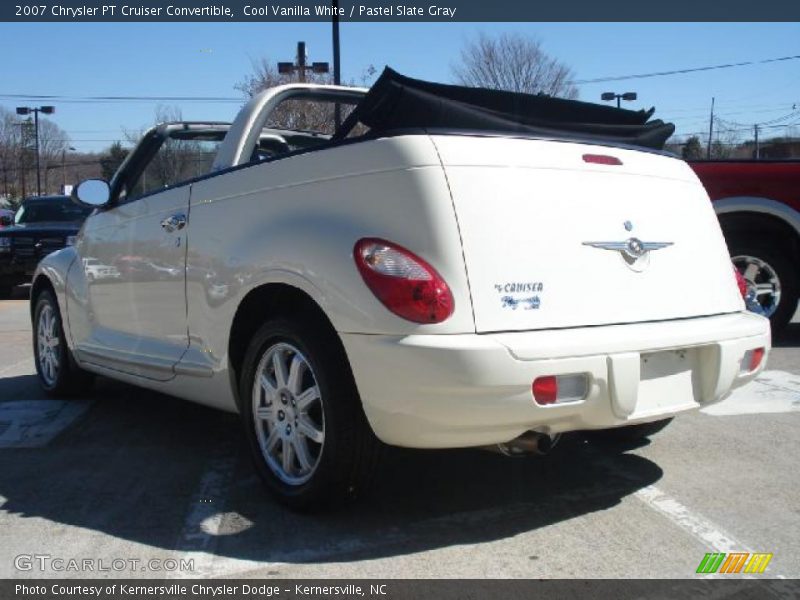 Cool Vanilla White / Pastel Slate Gray 2007 Chrysler PT Cruiser Convertible