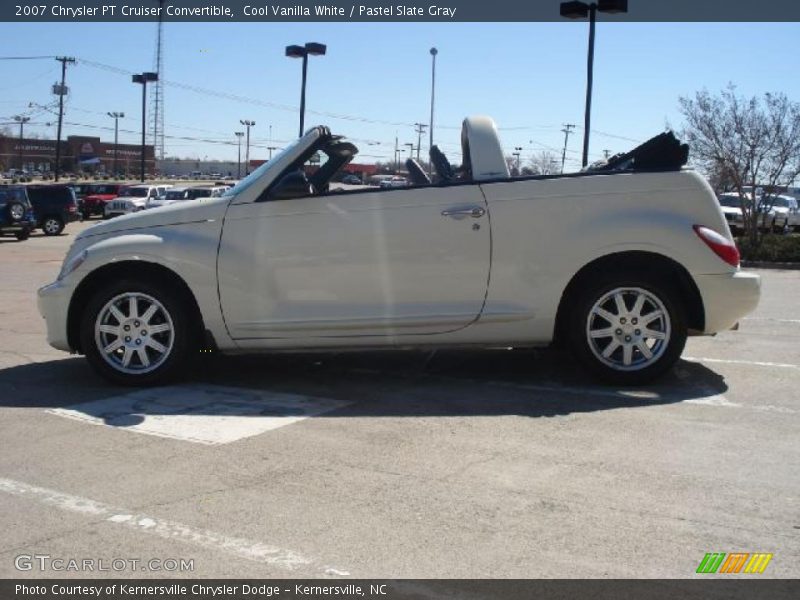 Cool Vanilla White / Pastel Slate Gray 2007 Chrysler PT Cruiser Convertible
