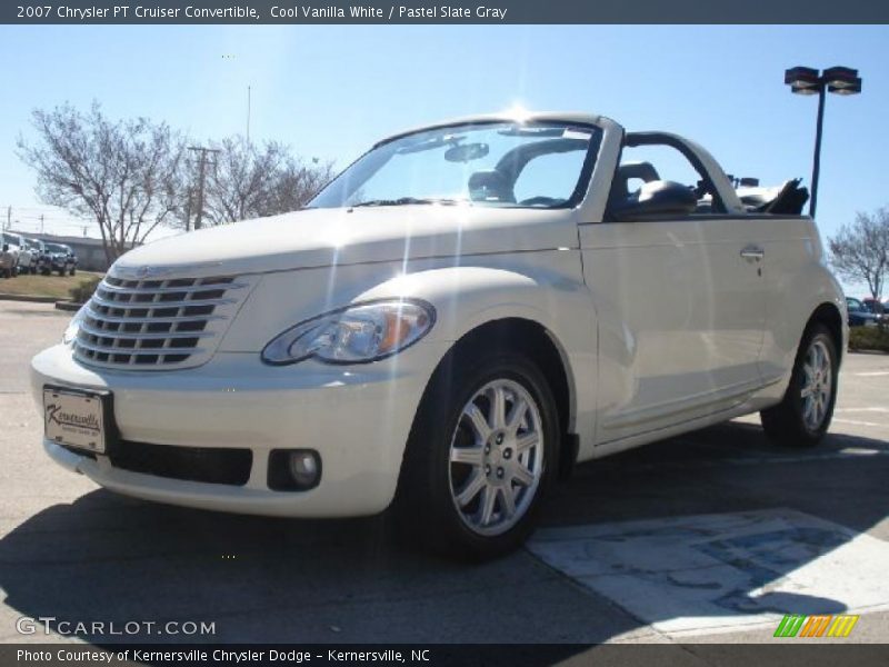 Cool Vanilla White / Pastel Slate Gray 2007 Chrysler PT Cruiser Convertible