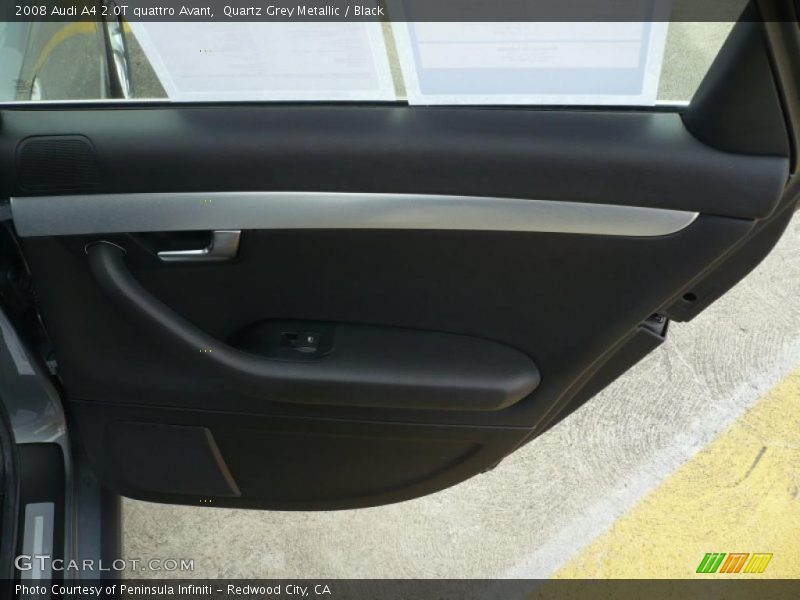 Quartz Grey Metallic / Black 2008 Audi A4 2.0T quattro Avant