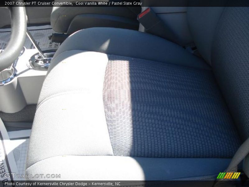 Cool Vanilla White / Pastel Slate Gray 2007 Chrysler PT Cruiser Convertible